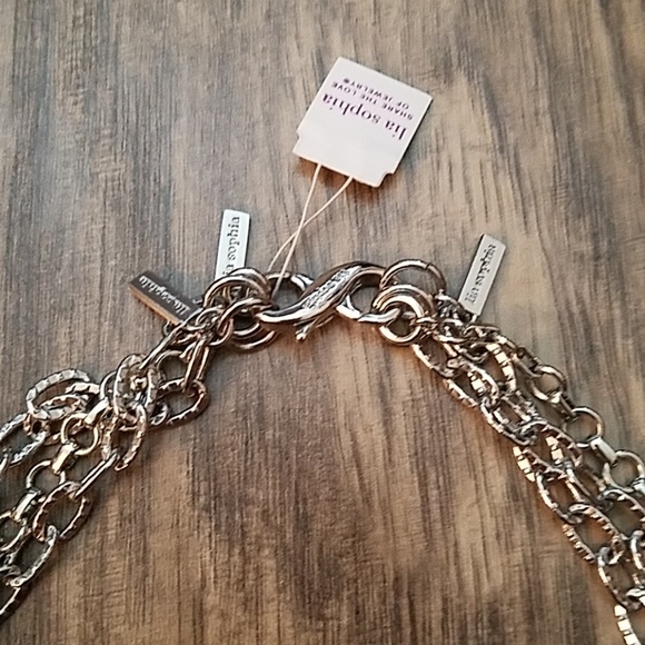 Lia sophia 3 strand convertible necklace - Picture 2 of 5